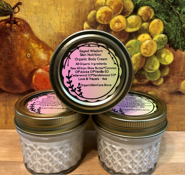 Saged Wisdom Skin Nutrition Organic Body Cream