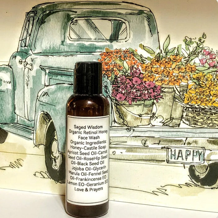 Organic Retinol Honey Face Wash