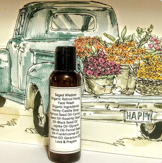 Organic Retinol Honey Face Wash