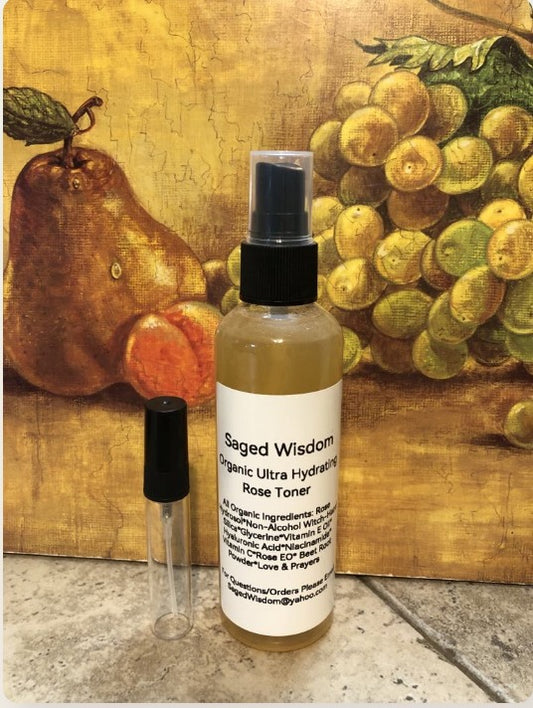 Organic Ultra Hydrating Rose Toner